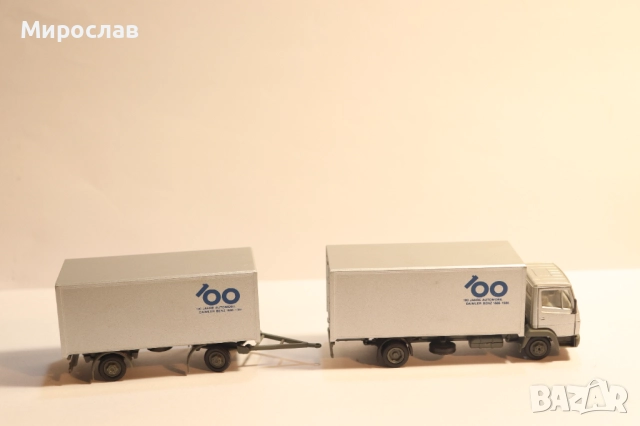 	HERPA 1:87 H0 MERCEDES BENZ 814  КАМИОН МОДЕЛ, снимка 5 - Колекции - 52342562