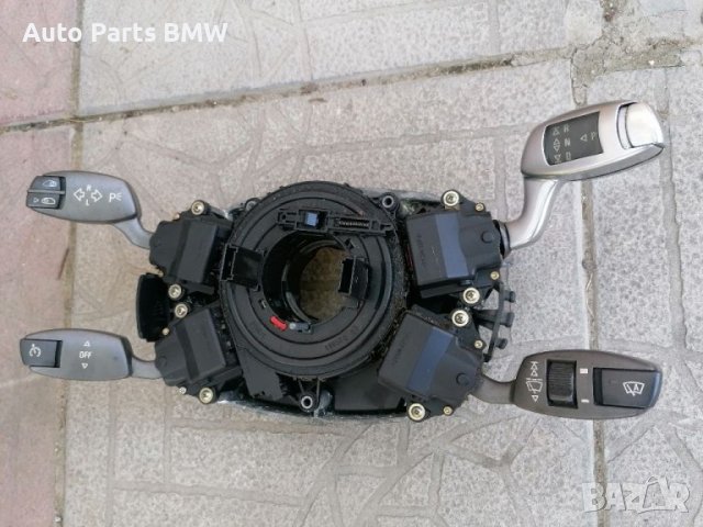 Датчик ъгъл завиване BMW E65 E66 БМВ Лентов кабел Е65 Е66, снимка 2 - Части - 41648266