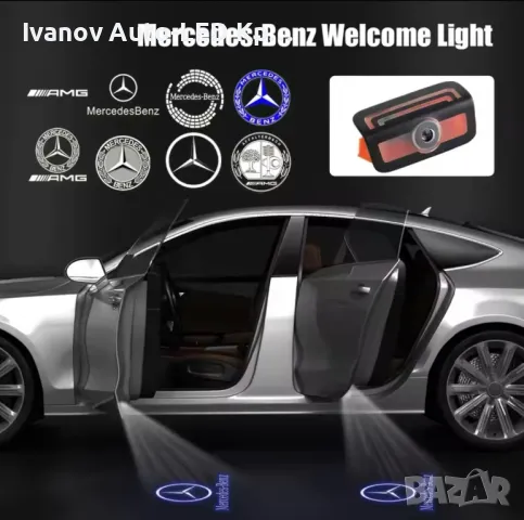 LED Лого Проектор Плафон За:Mercedes W206;W213;W223