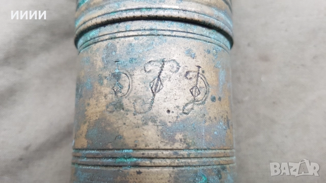 Бронзова мелница мелничка, снимка 2 - Антикварни и старинни предмети - 51882404