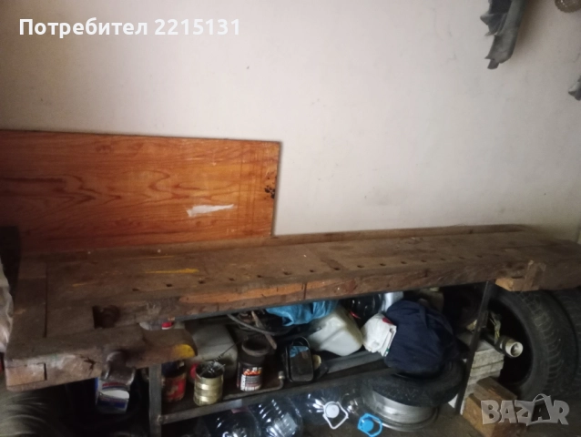 дърводелски тезгях, снимка 2 - Антикварни и старинни предмети - 52475187