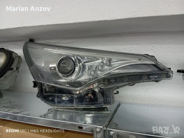 фарове за тойота Авенсис с лед дневни светлини оригинални , снимка 5 - Части - 56229738