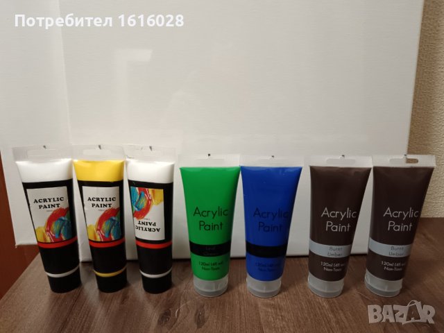Акрилни бои за рисуване., снимка 3 - Картини - 44167555
