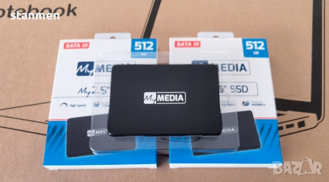Продавам Гаранционни SSD Verbatim MyMedia, 512GB, 2.5", SATA III.