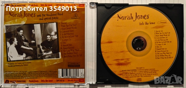 Неофициални cd / цд компакт дискове - нови - Norah Jones № 2, снимка 7 - CD дискове - 53597958