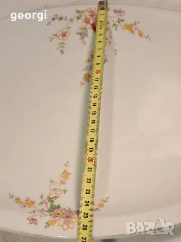 старо немско порцеланово плато 22/6, снимка 6 - Колекции - 49251832