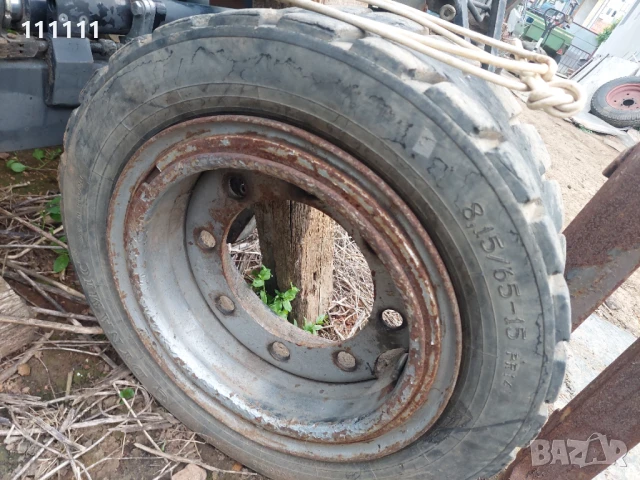 Гуми с джанти 8,15х15 цола  и само гуми , снимка 7 - Други машини и части - 50578247