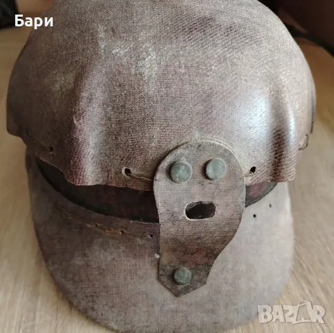 Стара миньорска каска - Костенурка, снимка 5 - Антикварни и старинни предмети - 49741360