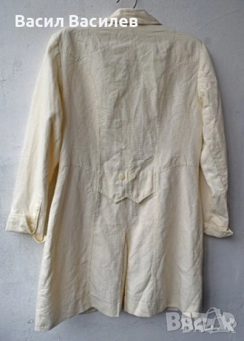 Inizia Collection дамско манто цвят слонова кост, снимка 2 - Якета - 51930519