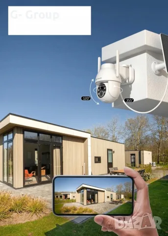Външна Охранителна, Безжична ,Wi FI ,Соларна Камера COCOCAM, снимка 5 - HD камери - 56153539