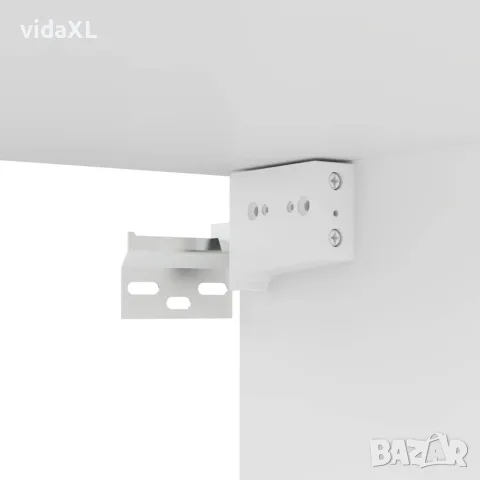 vidaXL ТВ шкаф, бял, 100x30x30 см, инженерно дърво, снимка 8 - Шкафове - 56147761