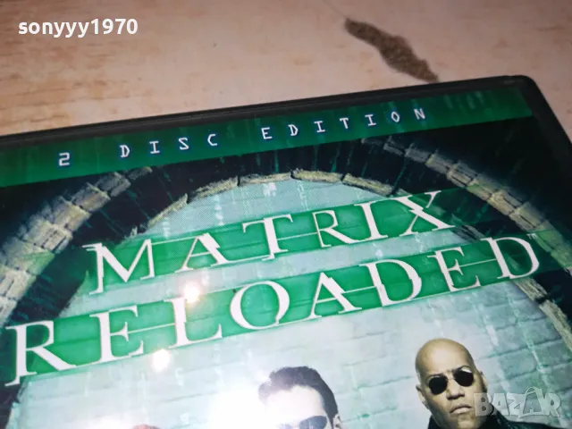 MATRIX RELOADED X2 DVD 1004251711, снимка 3 - DVD филми - 49848272