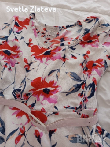 Цветна рокля , снимка 2 - Рокли - 53733545