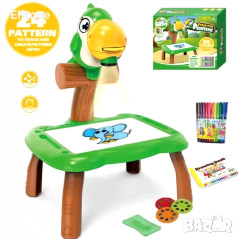 Детска масичка за рисуване с вграден проектор, снимка 5 - Рисуване и оцветяване - 52804690