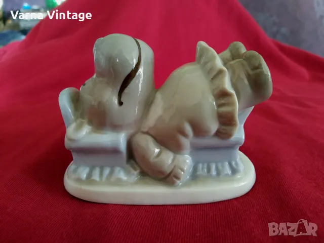 Порцеланова статуетка Хипопотам, снимка 4 - Колекции - 49297068