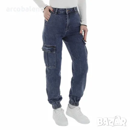 Дамски дънки с висока талия, снимка 7 - Дънки - 47675372