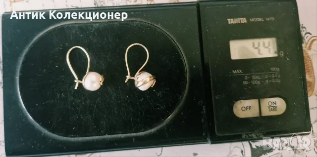 Златни обеци 4,4 гр Проба 585, снимка 6 - Обеци - 56201803