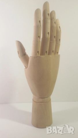 Дървена ръка със стави, артикулирана, снимка 4 - Декорация за дома - 52952315