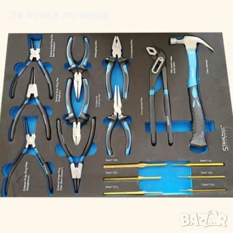 Шкаф с инструменти StahlMayer със 7 чекмеджета – 5 пълни, снимка 3 - Други инструменти - 50322725