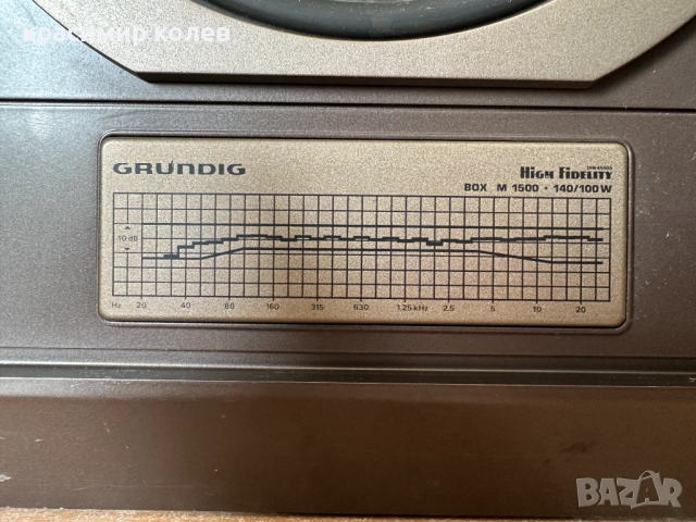 Hi-Fi тонколони "Grundig Box M1500", снимка 7 - Тонколони - 53839717