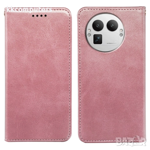 Кожен калъф Портфейл за Realme GT 8 Pro 5G- Телешка текстура, Магнит, 3 сл. за карти, Стойка, вкл. П, снимка 4 - Калъфи, кейсове - 52748082