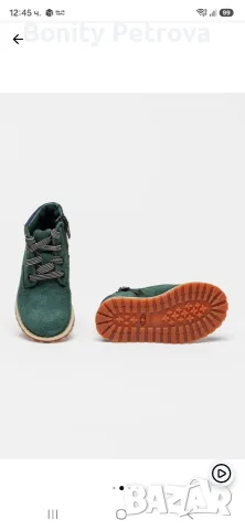 timberland велурени боти 23 номер, снимка 2 - Детски боти и ботуши - 55843770