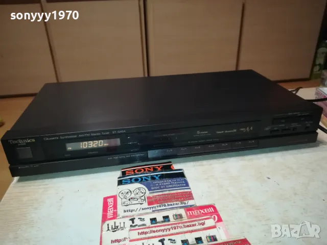 TECHNICS ST-G45A STEREO TUNER-MADE IN JAPAN-ВНОС SWISS 2505250656LCHERY, снимка 3 - Ресийвъри, усилватели, смесителни пултове - 50416629