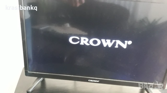 Телевизор Crown 24 инчов на 12 и 220 волта , снимка 5 - Телевизори - 51338887