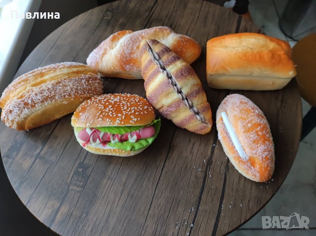 Изкуствени хлебчета за декорация , снимка 5 - Декорация за дома - 35830236