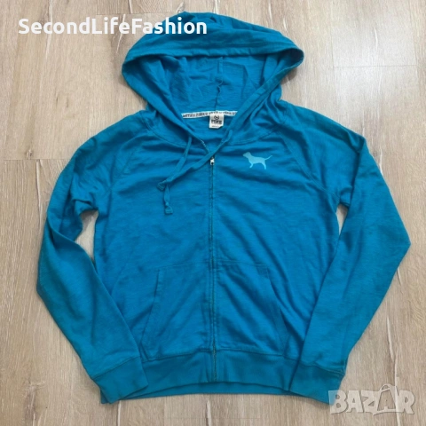 Victoria’s Secret Love Pink дамско спортно яке размер L синьо 