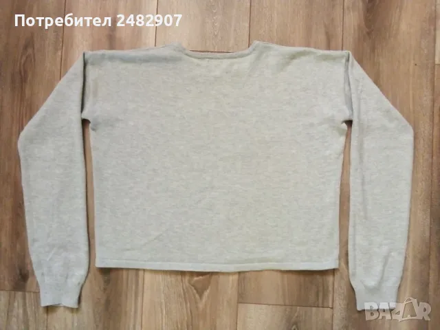 Къса дамска блуза - плетиво, снимка 4 - Блузи с дълъг ръкав и пуловери - 49336389