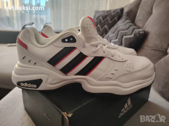 Оригинални Маратонки Adidas кожени, снимка 3 - Маратонки - 48001396