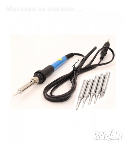 КОМПЛЕКТ ЕЛ. ПОЯЛНИК С АКСЕСОАРИ В КУФАР ЗА СЪХРАНЕНИЕ - код 1745, снимка 2 - Поялници и запояване - 34267337