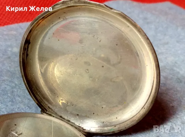 CYLINDRE DIX RUBIS Стар СРЕБЪРЕН ДЖОБЕН ЧАСОВНИК ВИСОКА ПРОБА СРЕБРО с БОНУС 2 КЛЮЧЕТА 48848, снимка 16 - Джобни - 48034689