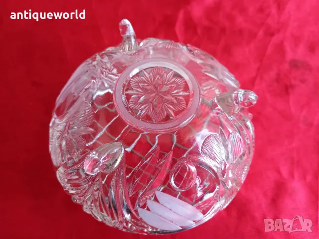 Кристално Стъкло , Съд с Крачета, ВАЗА, снимка 6 - Антикварни и старинни предмети - 49582442