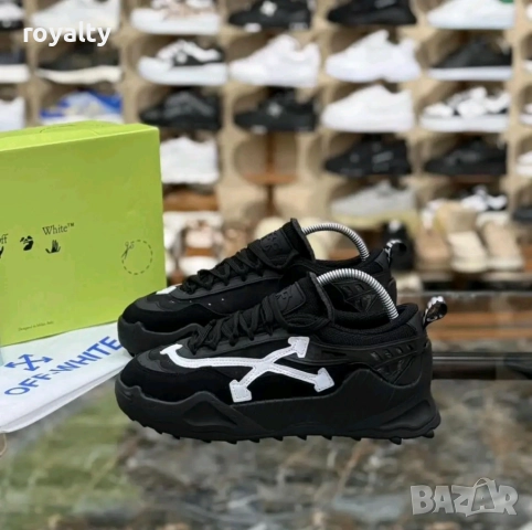 Off White Мъжки Черни Маратонки 