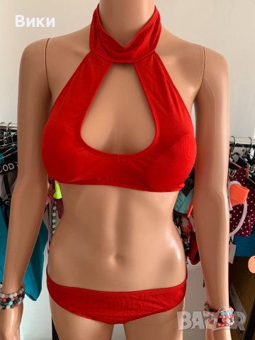 Червен бански наличен в размер S и М, снимка 2 - Бански костюми - 40391292