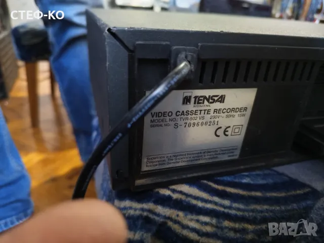 Tensai TVR-502 VS vhs video видео, снимка 6 - Други - 50150926