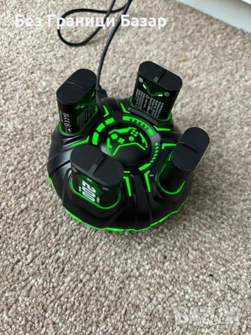 Нова Xbox Зарядна Станция + 4 Батерии 2000mAh за игри геймър, снимка 7 - Друга електроника - 44256904