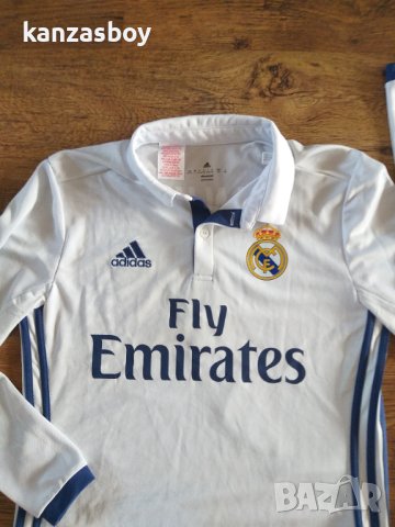 adidas Real Madrid 16/17 - страхотна юношеска блуза, снимка 2 - Детски анцузи и суичери - 41926647