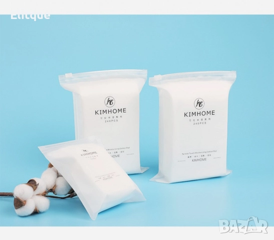 Памучни кърпички за лице за хидратиране и премахване на мръсотията, снимка 3 - Други - 52832050