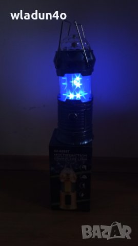 Телескопична Къмпинг лампа/фенер с диско ефект 4в1-20лв, снимка 13 - Къмпинг осветление - 21017541