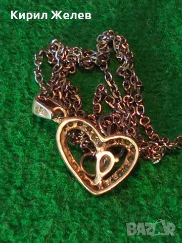 СКЪПОЦЕНЕН СРЕБЪРЕН ИТАЛИАНСКИ СЪРЦЕВИДЕН МЕДАЛЬОН със СРЕБЪРНА ВЕРИЖКА 925 СРЕБРО 28579, снимка 14 - Колиета, медальони, синджири - 41336844