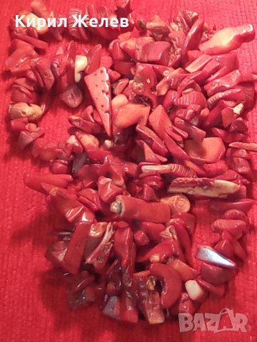 СТАРО НАТУРАЛЕН ЧЕРВЕН КОРАЛ КОЛИЕ 8139, снимка 12 - Антикварни и старинни предмети - 29636967