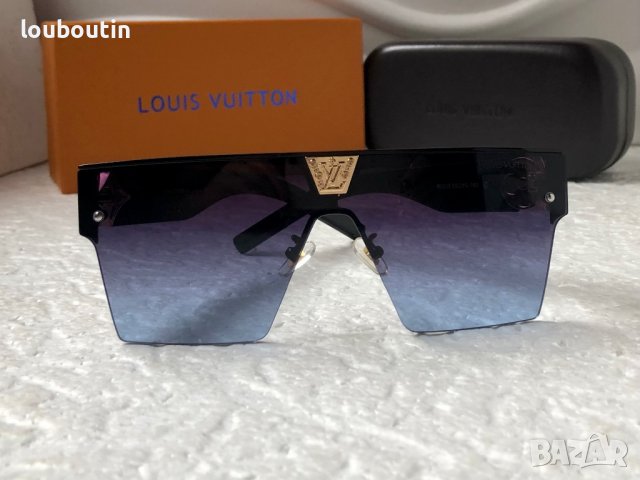 -22 % разпродажба Louis Vuitton 2023 висок клас дамски слънчеви очила маска Мъжки Унисекс, снимка 3 - Слънчеви и диоптрични очила - 39012866