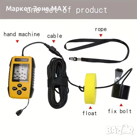 Оригинален детектор за риба с CHIRP сонар , снимка 4 - Екипировка - 52897376