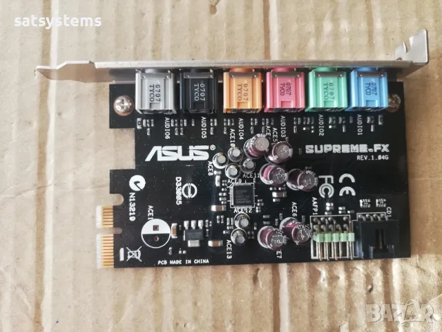 Звукова карта Asus Supreme-FX Striker Extreme REV:1.04G 7.1 Channel PCI-Express, снимка 6 - Други - 47840867