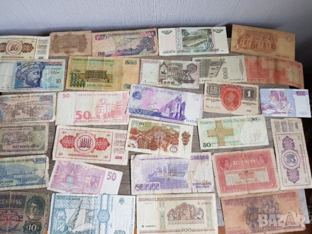 Лот чуждестранни банкноти - 28 броя, снимка 7 - Нумизматика и бонистика - 40022315
