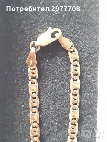 Детска златна гривна 8К , снимка 3 - Гривни - 35774371