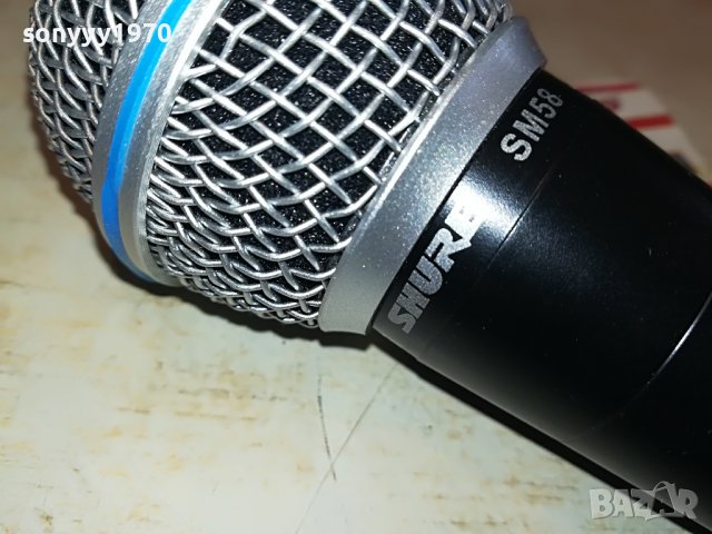 shure sm58 blue line 3012221222, снимка 4 - Микрофони - 39143350
